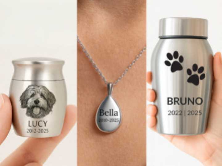Où placer les cendres de votre chien : Urnes personnalisées pour animaux, souven
