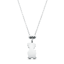Collier pendentif chien commémoratif personnalisé – Nom gravé