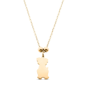 Collier pendentif chien commémoratif personnalisé – Nom gravé